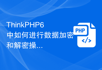 ThinkPHP6中如何进行数据加密和解密操作？