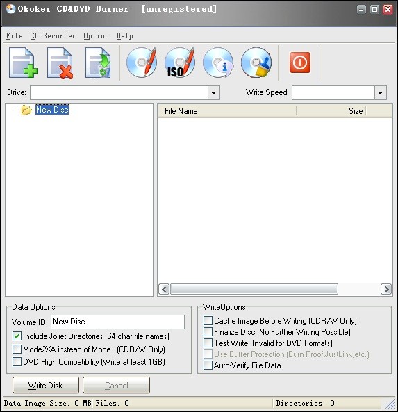 Okoker CD And DVD Burner v5.4