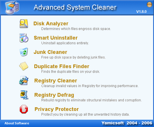 Advanced System Cleaner v1.8.4