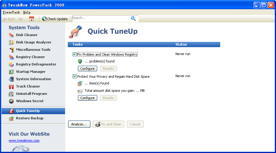 TweakNow PowerPack v4.6.5