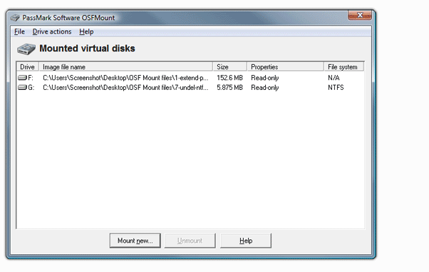 OSFMount v3.0.1005.3