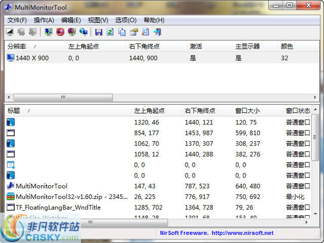 MultiMonitor Tool(多显示器管理工具) v1.101
