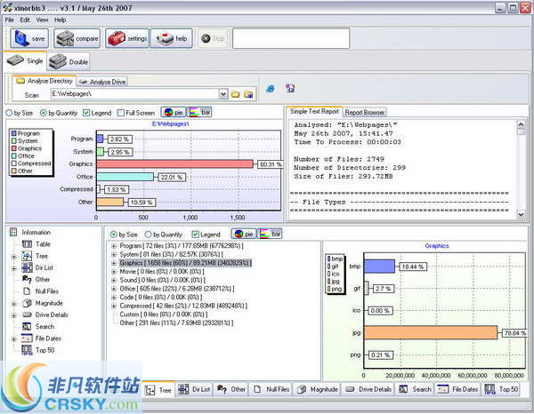 Xinorbis硬盘分析软件 v8.3.6