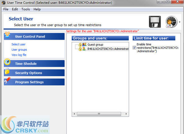 User Time Control v6.1 Build 6.1.3.8