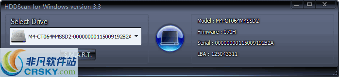HDDScan(硬盘坏道检测工具) v4.1 Build 0.32