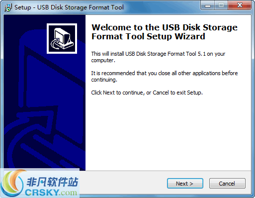 USB Disk Storage Format Tool v5.7