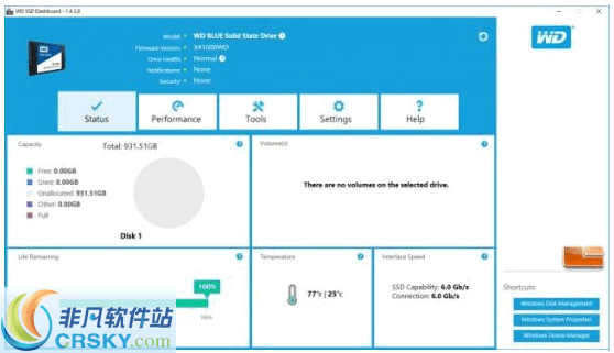 WD SSD Dashboard v2.4.0.4