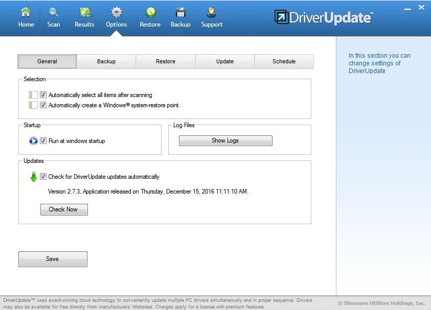 驱动升级工具SlimWare DriverUpdate v5.8.13.52