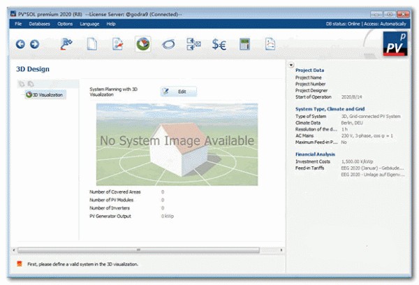 PVSOL Premium(光伏仿真软件) v202014