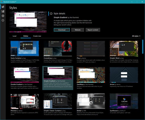 Stardock Curtains(Win10主题美化软件) v9.5.3.4
