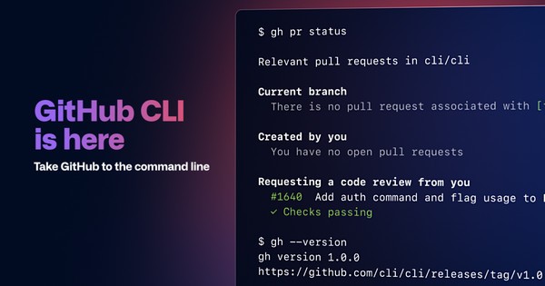 GitHub CLI v1.0.3