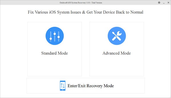 Ondesoft iOS System Recovery(系统修复工具) v1.0.3