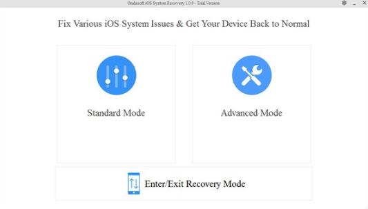 Ondesoft iOS System Recovery v1.0.4