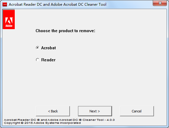 Adobe Acro Cleaner v4.0.4