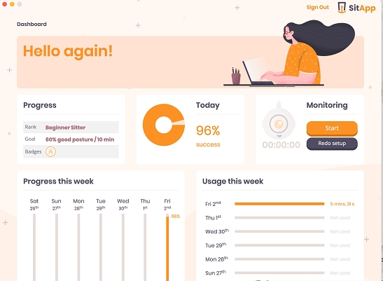 Sit App坐姿监控 v1.1.31