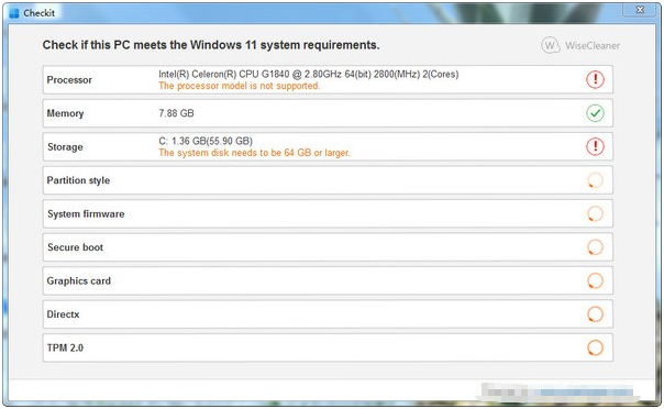 Checkit(Windows 11检测工具) v1.4