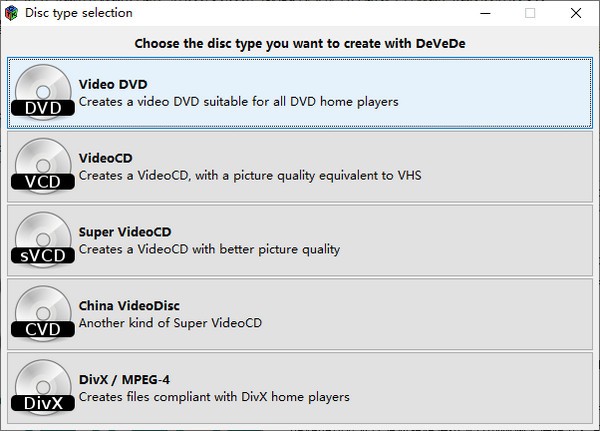 DeVeDe(光盘制作工具) v3.16