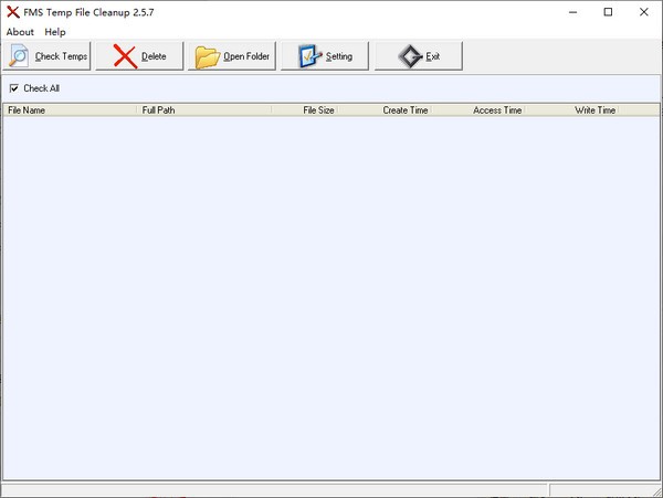 FMS Temp File Cleanup(临时文件删除工具) v2.5.11
