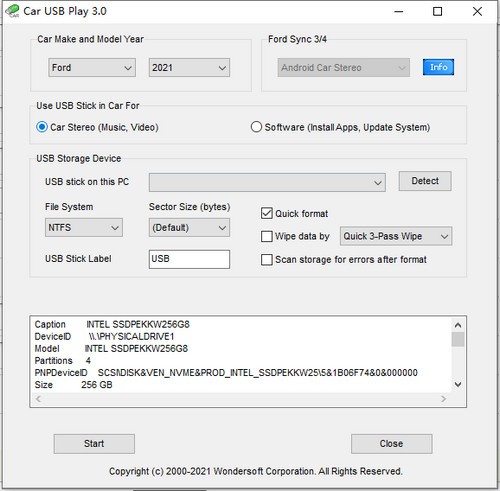 Car USB Play(USB设备配置工具) v3.5
