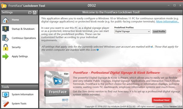 FrontFace Lockdown Tool(电脑锁定工具) v5.0.4