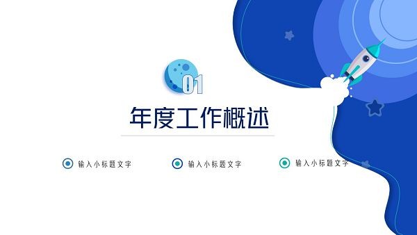 2022虎年终总结新年计划PPT模版 v2.94