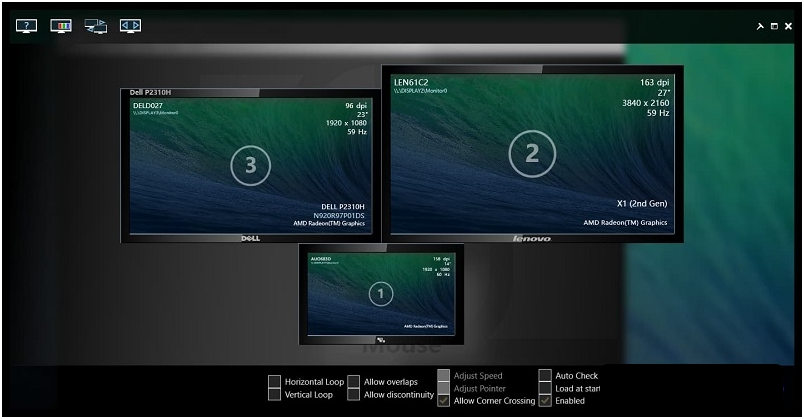 LittleBigMouse(多分辨率屏幕鼠标移动) v4.2.7124.42688