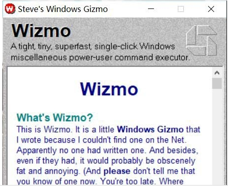 Wizmo v1.4