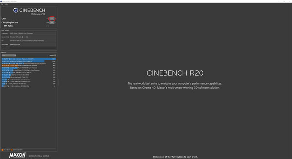 cinebench r20 v20.064