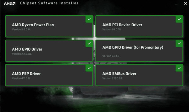 Ryzen芯片组驱动 v4.08.09.2340