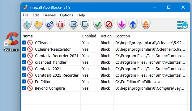 Firewall App Blocker禁止联网 v1.11
