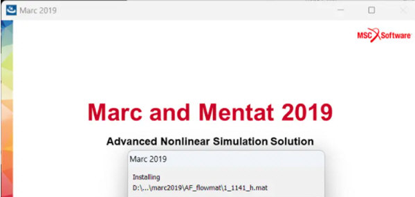 MSC Marc v2019(v1.0