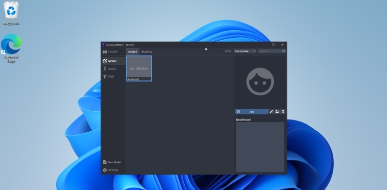 DesktopMMD4桌面看板娘 v3.0.0.109
