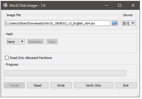 Win32 Disk Imager v2.0.1.5