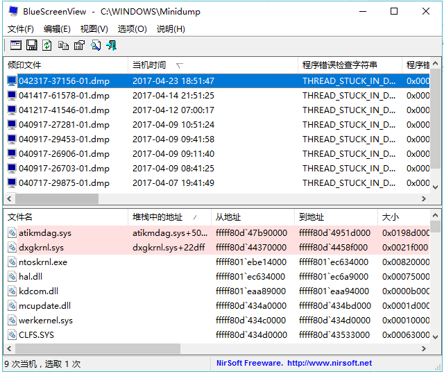 BlueScreenView v1.5.5最新版